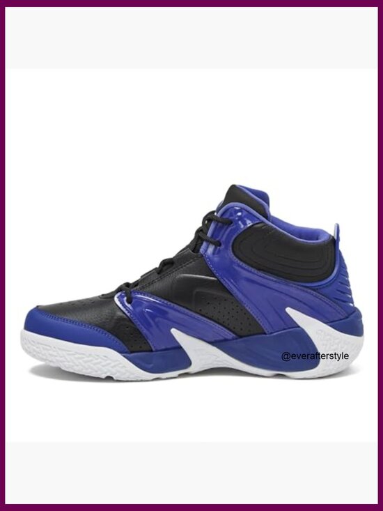 Leather and Synthetic High Top Basketball Sneakers for Court Performance main image 5